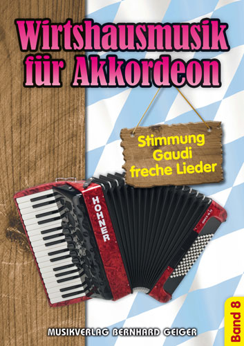Wirtshausmusik für Akkordeon - Band 8